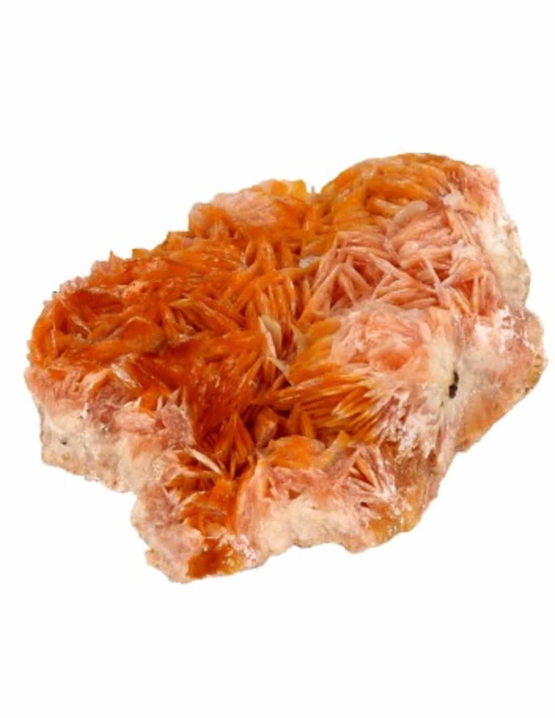 Ruwe Edelsteen Bariet Roze/Oranje (Model 2)