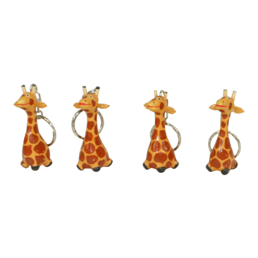 Vaak gesproken Winst Afwijzen Houten Sleutelhangers Giraf (Set van 4) Kopen - Spiru