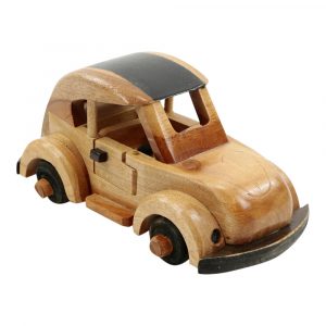 Houten Volkswagen Kever (18 x 9 cm)