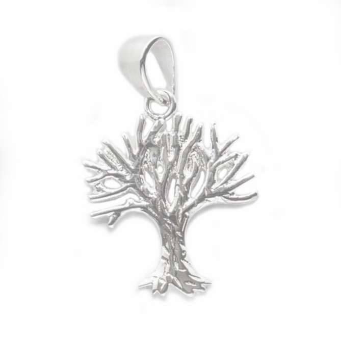 Zilveren Hanger Levensboom (20 mm)