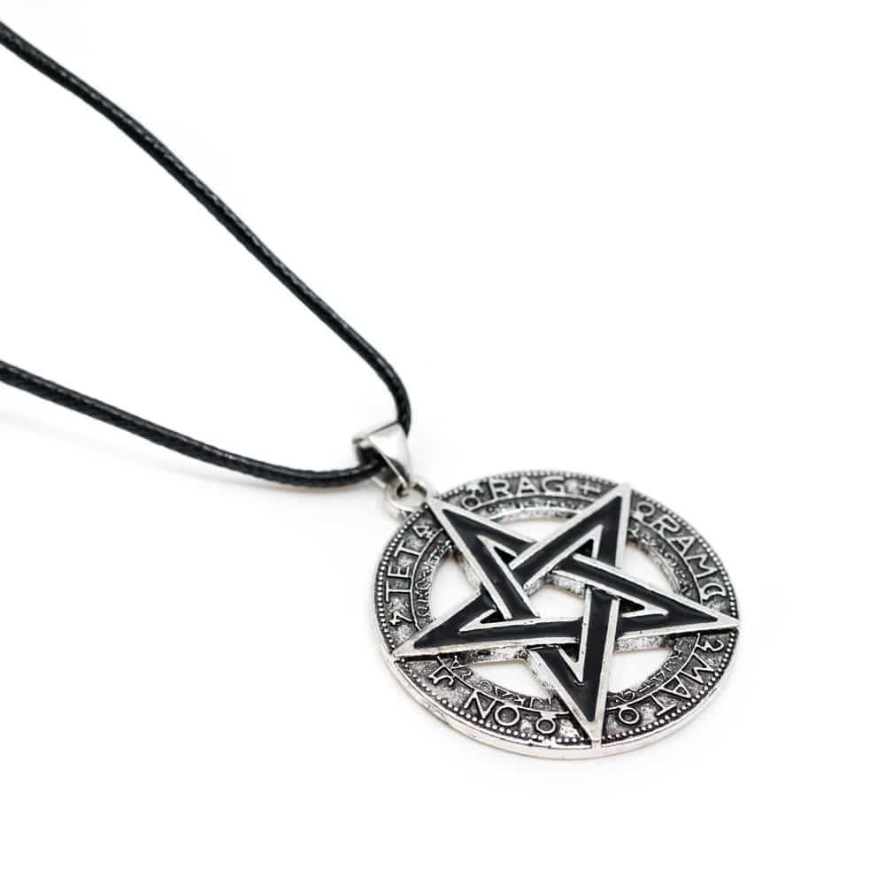Amulet Zwarte Pentagram