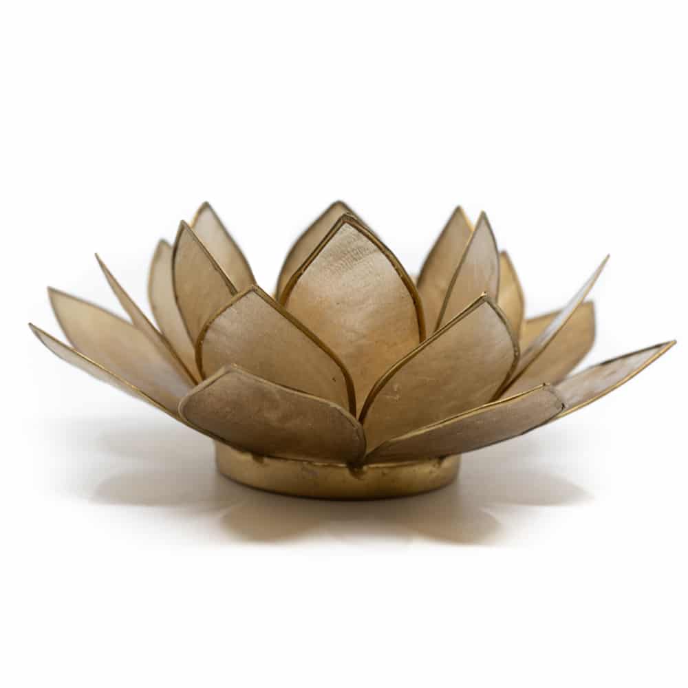 Lotus Sfeerlicht Smoked Goudrand