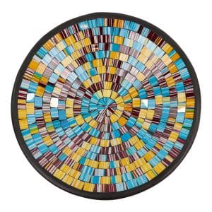Kom Mozaïek Bruin-Multicolor (36 cm)