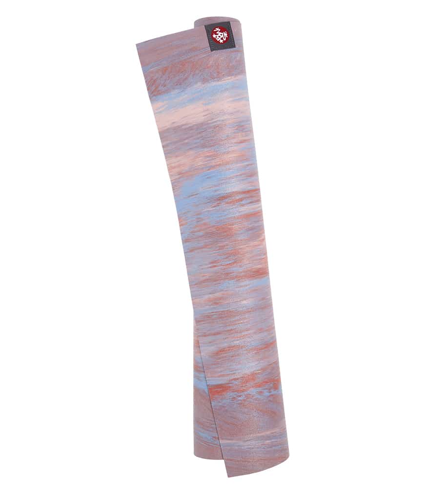 Manduka eKO SuperLite Yogamat Rubber Multicolor- 1.5 mm – Deep Coral Marbled – 180 x 61 cm