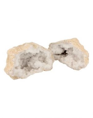 Edelsteen Bergkristal Geode Paar (16-20 cm)