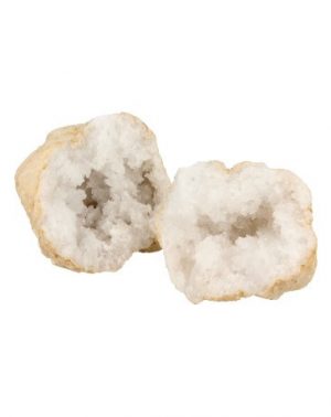 Edelsteen Bergkristal Geode Paar (7-10 cm)