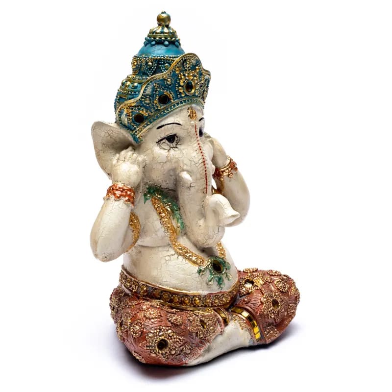 Ganesha Beeld Horen (15 x 10 x 21 cm)