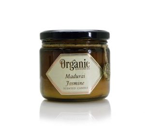 Organic Goodness Soja Was Geurkaars Madura Jasmijn (200 gram)