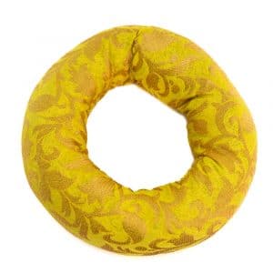 Klankschaalkussen Ringvormig Geel (15 x 4 cm)