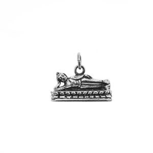 Geboortedag Boeddha hanger/bedel Dinsdag 925 zilver – 2 cm