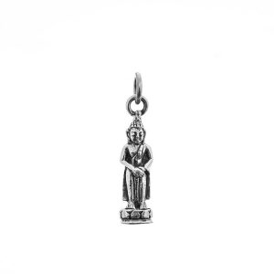Geboortedag Boeddha hanger/bedel Zondag 925 zilver – 2 cm