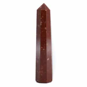 Edelsteen Obelisk Punt Rode Jaspis - 100-120 mm