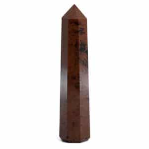 Edelsteen Obelisk Punt Mahonie Obsidiaan - 90-110 mm