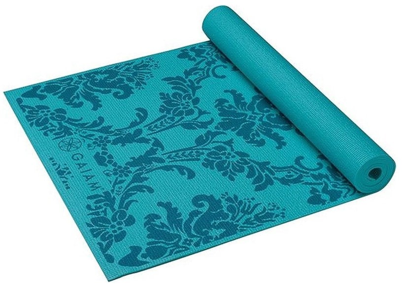 Gaiam Yoga Mat Latex-Vrij PVC Neo-Baroque Print 4 mm - (173 x 61 cm)