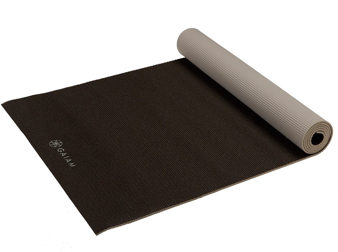 Gaiam Yoga Mat Latex-Vrij PVC Granite Storm 6 mm - (173 x 61 cm)