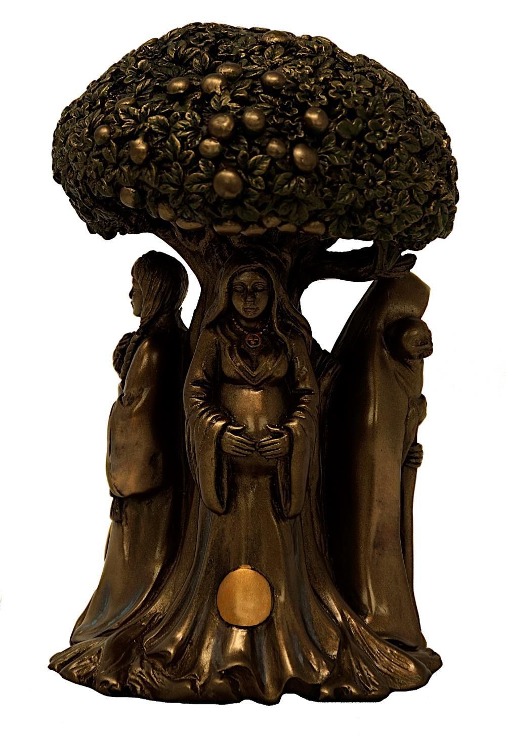 Beeld 'Mother Maiden Crone' Bronskleurig -  18 cm