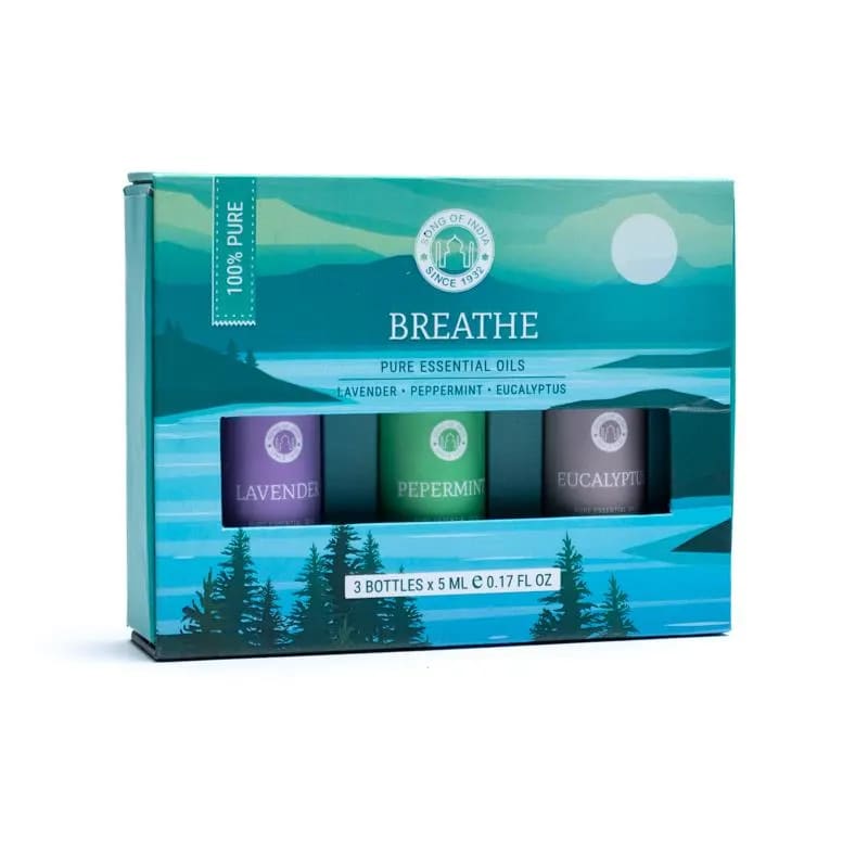 Song of India Etherische Olie Set Aromatherapie Breathe - 3x5ml