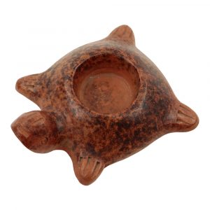 Waxinelichthouder Schildpad Terracotta