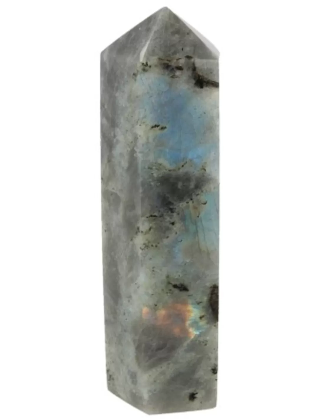 Edelsteen Obelisk Punt Labradoriet - 180-200 gram