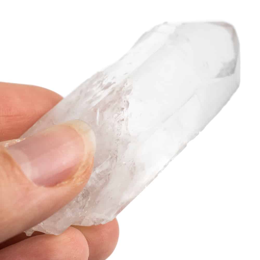 Ruwe Braziliaanse Bergkristal Edelsteen Punt 5 - 7 cm
