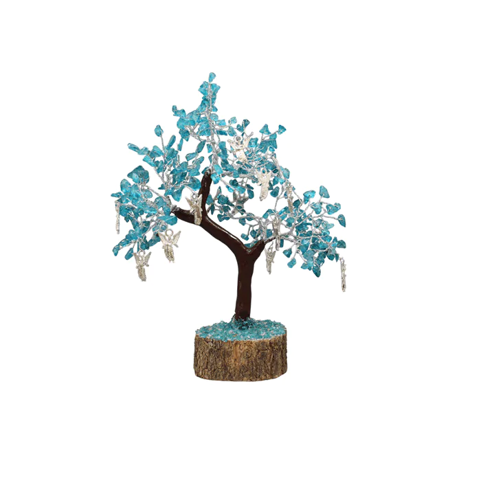 Edelsteenboom Blauwe Topaas (18 cm)