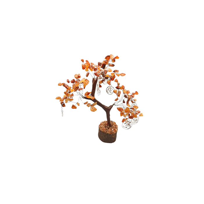 Edelsteenboom Carneool - Spiritualiteit - 18 cm