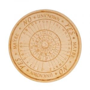 Pendelbord astrologie gegraveerd -- 20cm