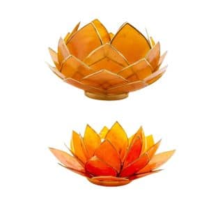 Oranje Lotus Sfeerlichten Set - Bundel