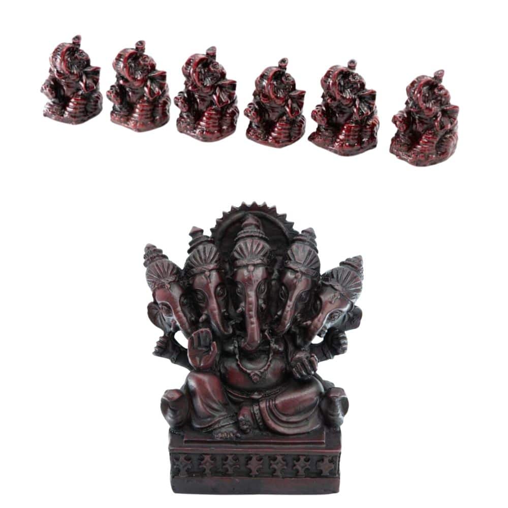 Ganesha met Mini Ganesha Set - Bundel