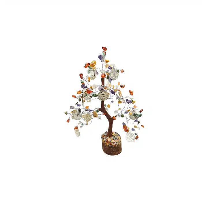 Edelsteenboom Reiki Multistone - De Kracht Van Het Leven - 18 cm
