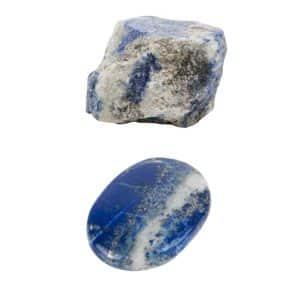Ruwe Lapis Lazuli & Zaksteen Set - Bundel
