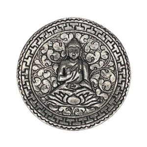 Wierookhouder met Boeddha - Antieke finish (10 cm)