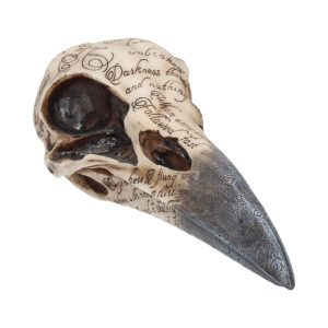 Nemesis Now Edgar's Raven Skull 21cm