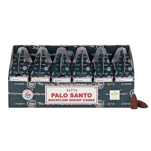 Backflow Wierookkegels - Palo Santo (6 x 24 kegeltjes)