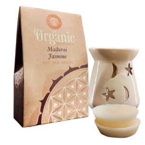 Organic Jasmijn Geurwax, Meerkleurig, 60 gram, Sawahasa Materiaal
