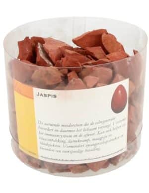 Ruw Jaspis Rood Decoratiestenen Koker Gewicht 700-750 Gram