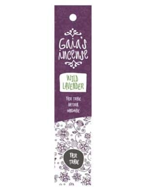 Fair Trade Gaia's Incense Wild Lavender Natuurlijke Wierook 15 Stokjes