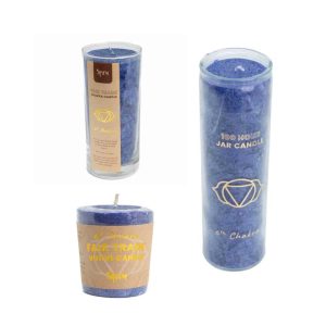 Fair Trade Stearine Kaarsen 7e Kruin Chakra Set - Bundel