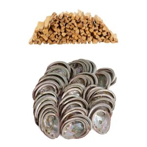 Palo Santo Sticks 1KG + Abalone Schelpen 1KG - Bulkverpakking