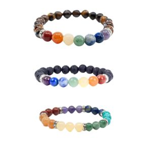 7 Chakra Armbanden Set - Bundel