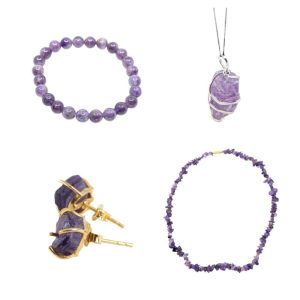 Amethist Sieraden Set - Bundel