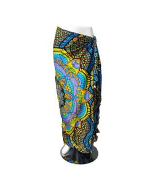 Om Namaste Sarong 636 Mandala Regenboog Design Katoen Accessoire