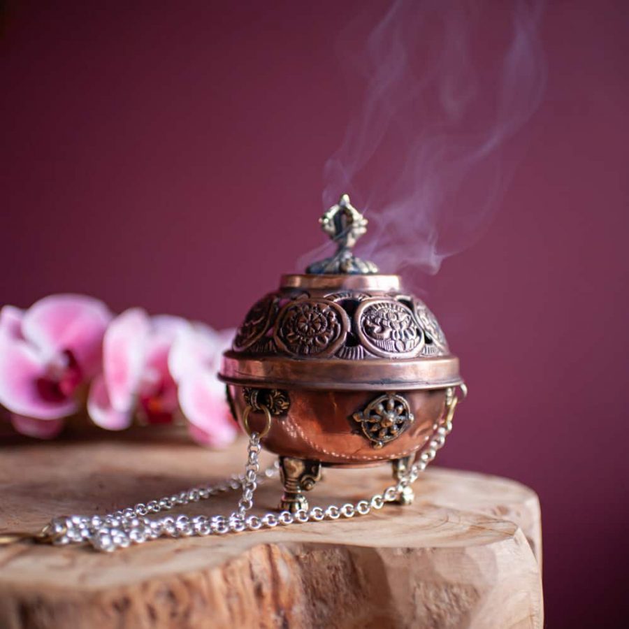 wierookbrander op hout